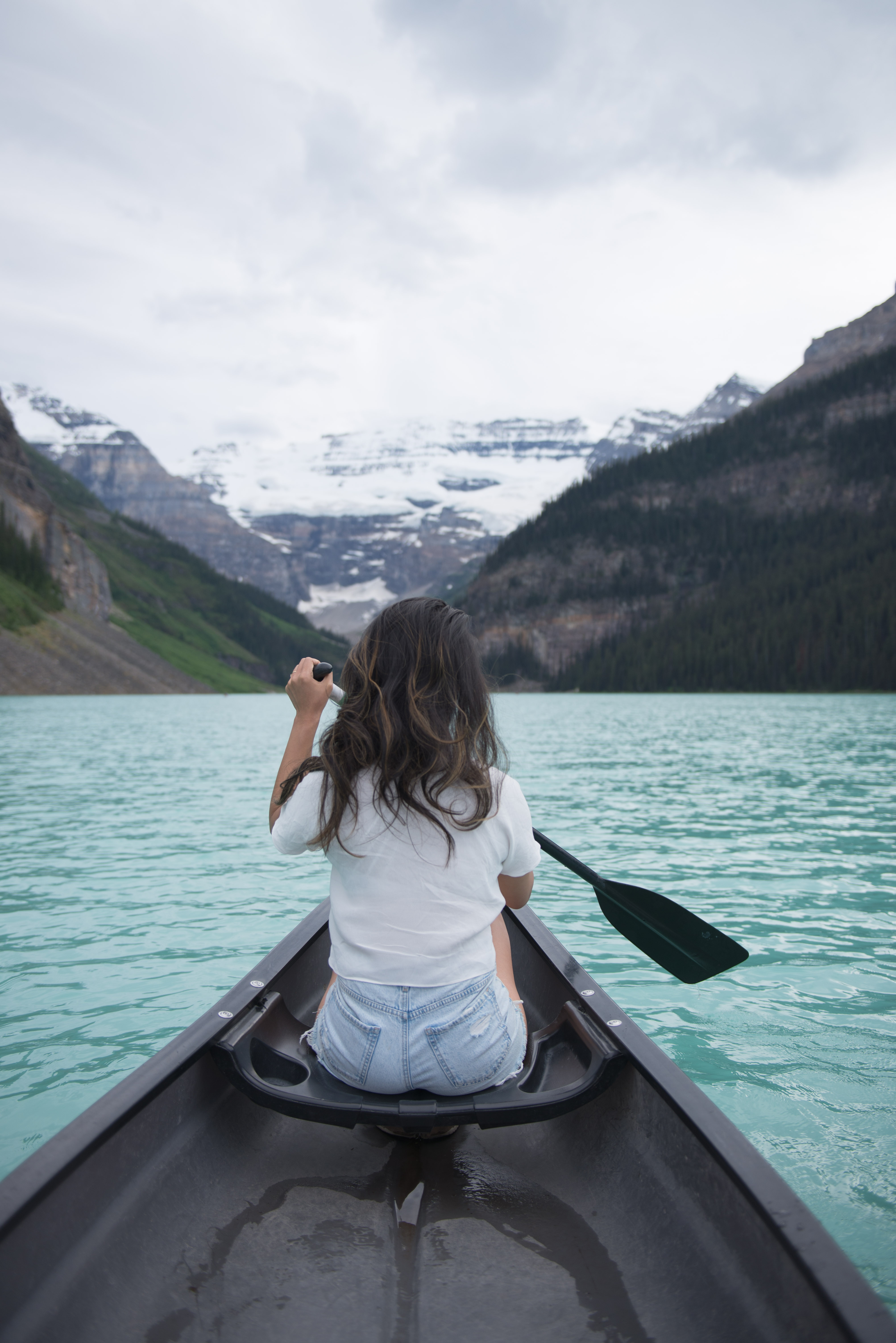 Summer Road Trip to Banff, Alberta - Canoeing Lake Louise