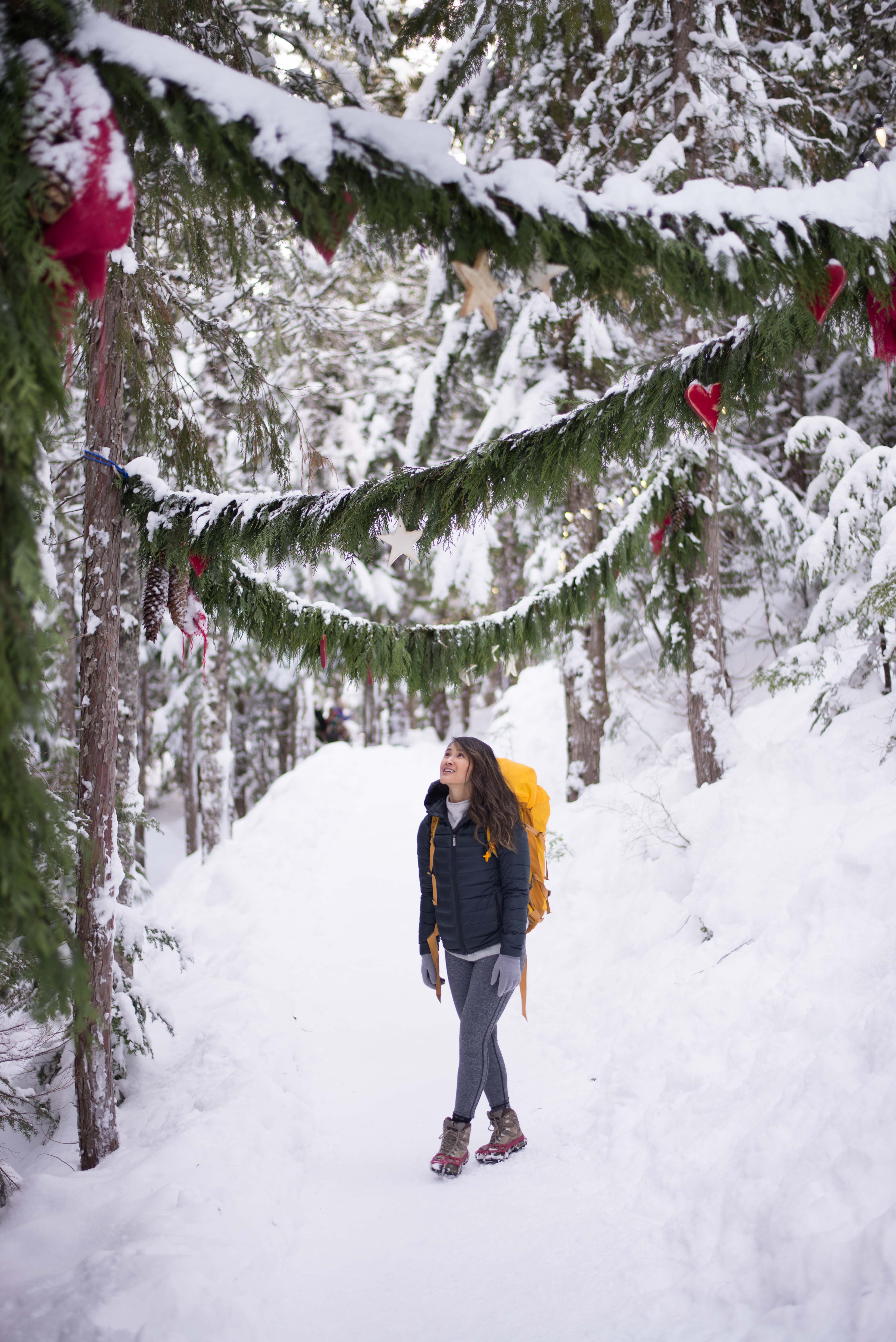 Hiking and snowshoeing at Sea to Sky Gondola in Squamish, British Columbia #explorecanada #camandtay