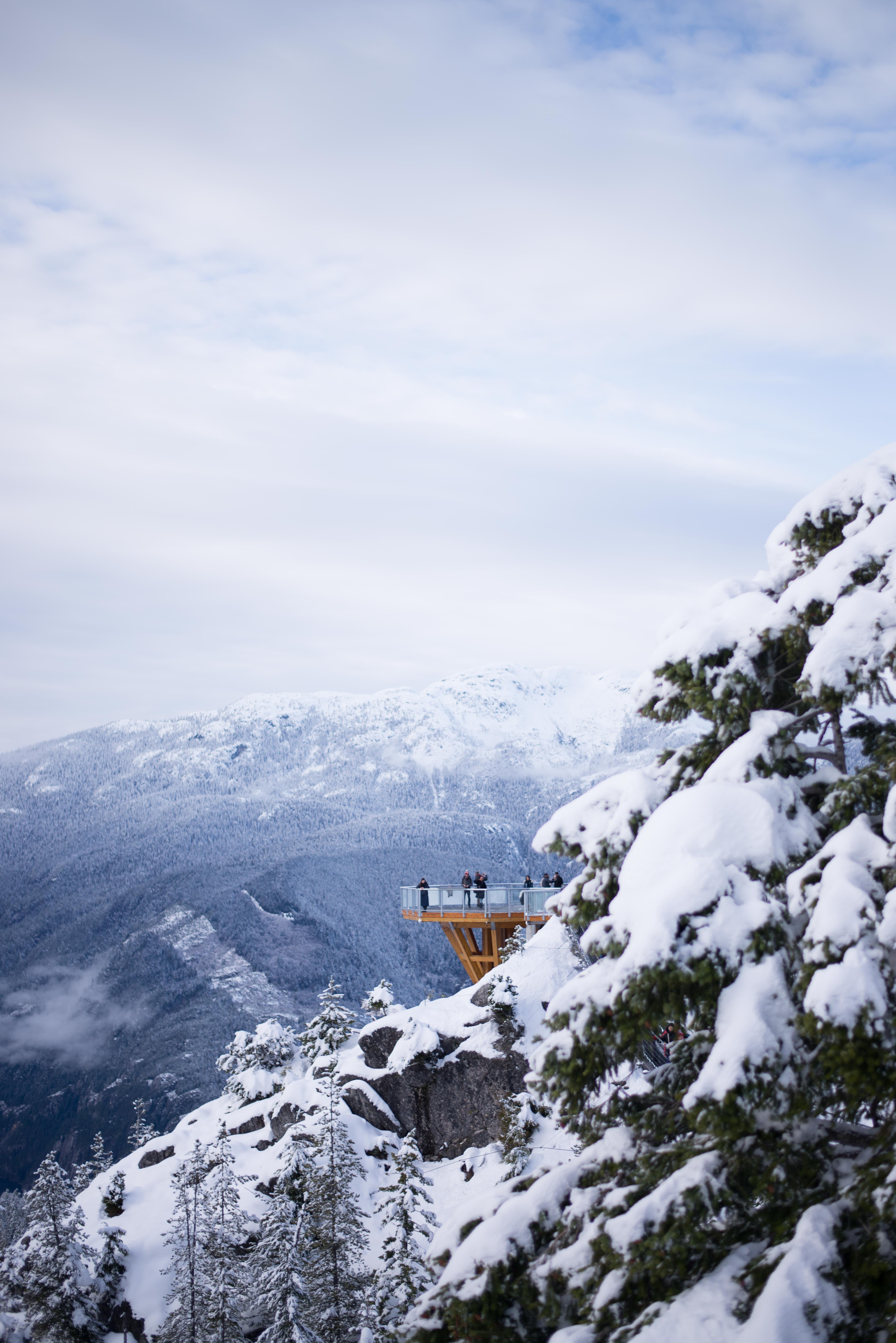 Hiking and snowshoeing at Sea to Sky Gondola in Squamish, British Columbia #explorecanada #camandtay