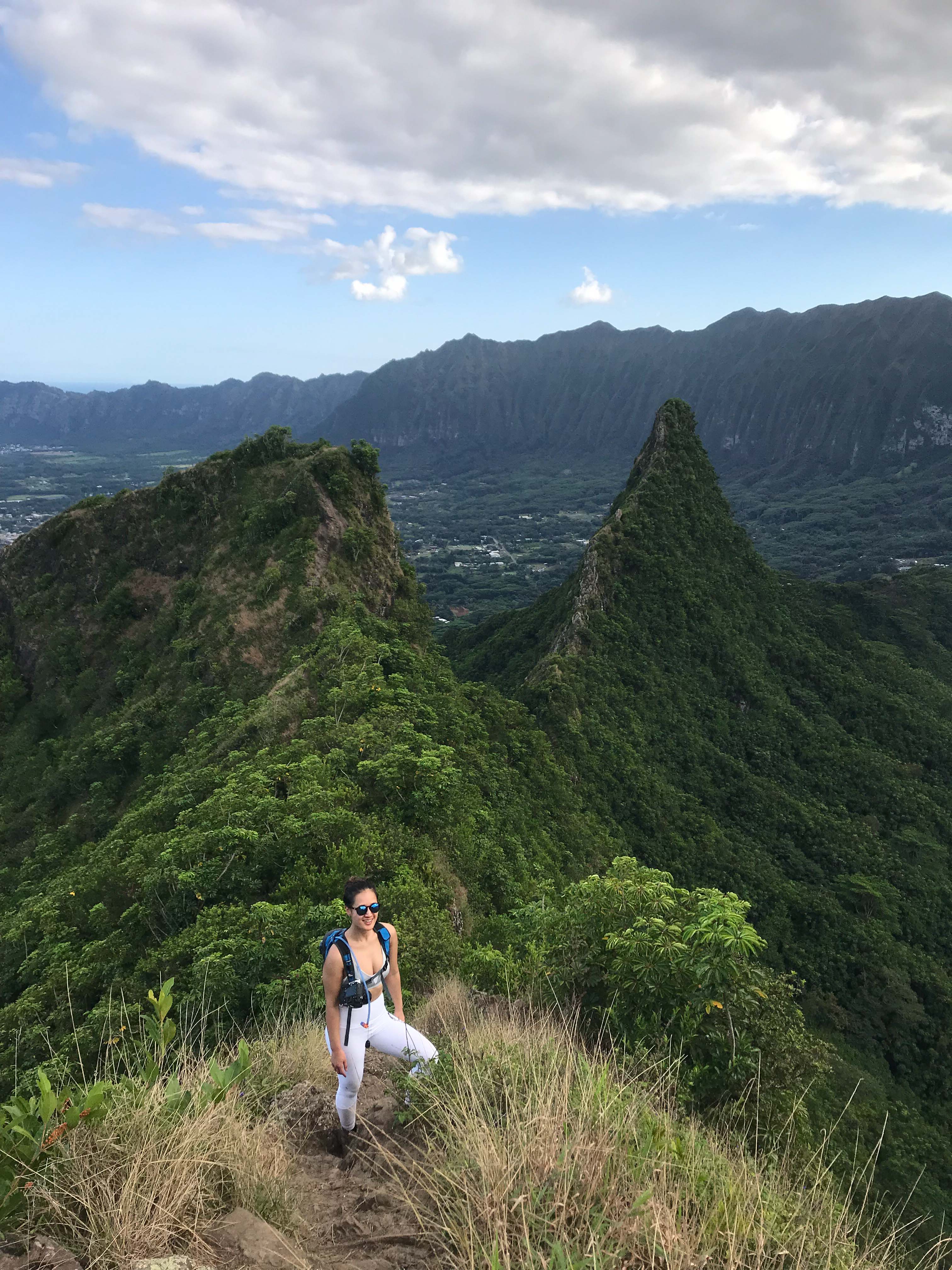 Hikes on Oahu, Hawaii: Olomana Hike - 3 Peaks #camlee